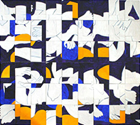 Artwork by Susan Weil on exhibition in 25th Anniversary exhibition at Sundaram Tagore gallery in Chelsea district of New York, September 5 - October 4, 2025, 083125