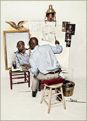 Altered photograph by E1 - Kleinveld & Julien on exhibition at Ferrara Showman Gallery in New Orleans, Louisiana, November 5 - December 13, 2025, 111425