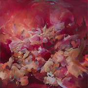 Painting by Flora Yukhnovich on exhibition at Hauser & Wirth in Los Angeles, CA, October 30 - January 18, 2026, 110825