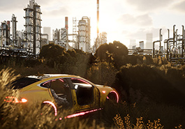 Artwork by Lawrence Lek on exhibition at The Bass in Miami Beach, 111025