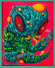 Painting by Peet Sketches on exhibition at Rotofugi Gallery in Chicago, Oct 11 - December 7, 2025, 111425