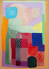 Robert Natkin abstract painting on exhibition at Sundaram Tagore Gallery in Chelsea district of New York October 25 - December 20 2025 112525