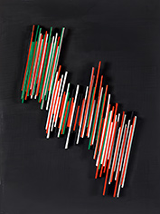 Carlos Cruz-Diez artwork in Color at Stake at the Institute for Studies on Latin American Art in Tribeca New York January 31 to May 2 2026, 030926