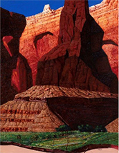 Conrad Buff painting in Solitude and Silence Conrad Buff Painterof the American Southwest at Laguna Art Museum in Laguna Beach California through January 25, 2026 011026