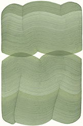 Dana Piazza abstract painting in Fall Lines at Kathryn Markel New York Chelsea January 15 to February 21 2026 011526