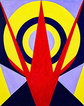 Hayward Oubre painting on exhibition in Structural Integrity at New Orleans Museum of Art in New Orleans Louisiana January 30 to May 3 2026, 100126