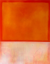 Jarod Farver color field painting available from Xanadu Gallery in Scottsdale Arizona March 2026, 030626