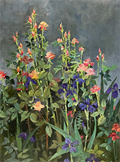 John Alexander painting in Nature Observed exhibition at Berggruen Gallery in San Francisco California March 12 to April 30 2026, 032026