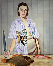 Jon Sours painting in exhibition at Blue Spiral 1 Fine Art in Asheville North Carolina March 6 to April 22 2026, 032326