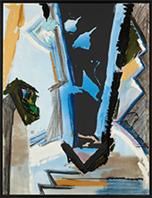 Judith Godwin abstract painting from 1995 in exhibition Flux and Form at Berry Campbell Gallery in Chelsea New York March 19 to April 18 2026, 031926