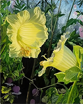 Kate Bickmore floral painting in Holding Time at Andrew Reed Gallery in Miami Florida January 31 to February 28 2026 012726
