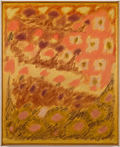 Larissa Lockshin abstract painting in Squall Line at Nazarian Curcio Los Angeles January 10 to February 14 2026 011926