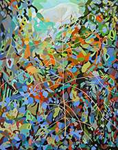 Patty Haller oil painting on exhibition at Woodside Braseth Gallery in Seattle January 24 to February 28 2025 020426