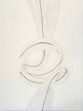 Sameh Khalatbari mixed media artwork in Veins of Sorrow exhibition at Modernism gallery in San Francisco California March 12 to May 2 2026