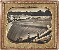 Scenic daguerreotype from 1860's in The Scenic Daguerreotype in America 1840–1860 exhibition at The Wadsworth in Hartford, CT through March 22 2026 012526