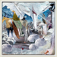 Shaunté Gates collage multi media artwork on exhibition at Marc Straus New York Tribeca January 9 to February 28 2026 012026