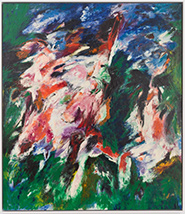 Sonia Gechtoff abstract painting on exhibition at Berry Campbell Gallery in Chelsea NYC January 8 to February 7 2026 012226