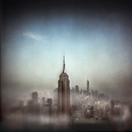 Susan Burnstine color photograph Empire State Building on exhibition at Catherine Couturier Gallery in Houston January 17 to February 21 2026 012126