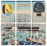 Utagawa Sadahide print in Fine Japanese & Korean Art at Bonhams auction house in New York March 25, 2026, 032426