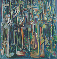 Wifredo Lam painting in Retrospective exhibition at MoMA in New York through April 11 2026 021626