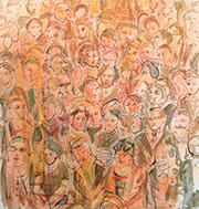 Amanda Joy Brown painting in The Human Element at Ferrara Showman Gallery in New Orleans Louisiana April 8 to May 23 2026