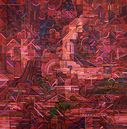 Cable Griffith painting in Uncanny Twilight at Tacoma Art Museum in Tacoma Washington through June 7 2026