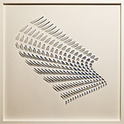 Jürgen Wolff artwork in Paper Cuts Structures in Light at Gallery Sonja Roesch in Houston Texas May 2 to August 1 2026