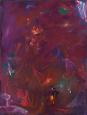 Kwamé Azure Gomez abstract painting in Set the Atmosphere at Marianne Boesky Gallery in Chelsea New York March 5 to April 18 2026