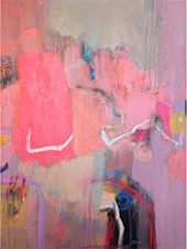 Pnina Gold painting in Blush & Brut at Ashton Gallery in San Diego California May 2 to June 5 2026