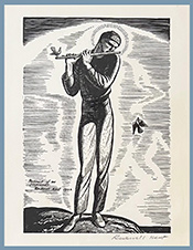Rockwell Kent woodcut available at Thomas Deans Fine Art in Atlanta Georgia April 2026