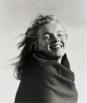 Andre de Dienes photograph in Marilyn Monroe: A Silent Life at Peter Fetterman Gallery in Santa Monica California May 30 to September 5 2026
