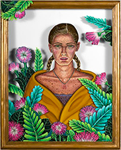 Gail M Boykewich painting in Into the Wolf’s Mouth at SLAG and RX gallery in Chelsea New York May 21 to June 27 2026