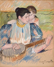 Mary Cassatt drawing in After Impressionism at Art Institute Chicago in Chicago Illinois September 6 to January 3 2027