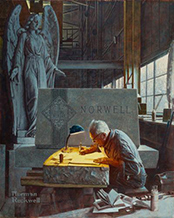 Norman Rockwell painting in At Home in Vermont at Shelburne Museum in Shelburne Vermont June 20 to October 25 2026