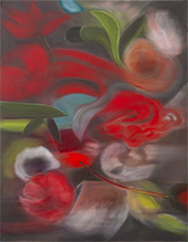 Ross Bleckner painting in Eunoia at Baldwin Gallery in Aspen Colorado July 25 to September 7 2026