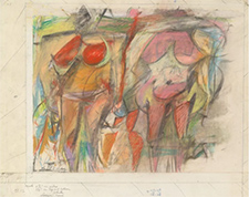 Willem de Kooning drawing in Drawing at Art Institute Chicago in Chicago Illinois June 14 to September 20 2026