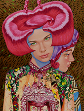 Ángeles Agrela painting in Camino y Paz at Nicodim Gallery in Los Angeles California September 19 to November 7 2026