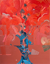 Ilana Zweschi painting in Look Upon This Body As A Machine at Foster White Gallery in Seattle Washington September 3 to 19 2026