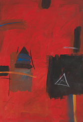 Jaune Quick-to-See Smith painting in An Indigenous Present at Frye Art Museum in Seattle Washington November 7 to February 14 2027