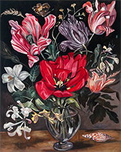 Jean Lowe painting in Heavy Petal at Quint Gallery in La Jolla California Sept 12 to October 5 2026