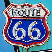 Kellie Talbot painting in The Mother Road 100 Years of Route 66 at Patricia Rovzar Gallery in Seattle Washington August 29 to September 26 2026