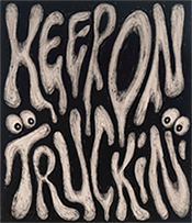 Michael Brown painting in Keep On Truckin' at Marc Straus gallery in Tribeca New York September 10 to October 31 2026
