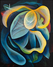 Paulina Peavy painting in Conduits of the Unseen: Women Artists Imagine Other Worlds at Andrew Edlin Gallery in Tribeca New York City Sept 10 to October 31 2026
